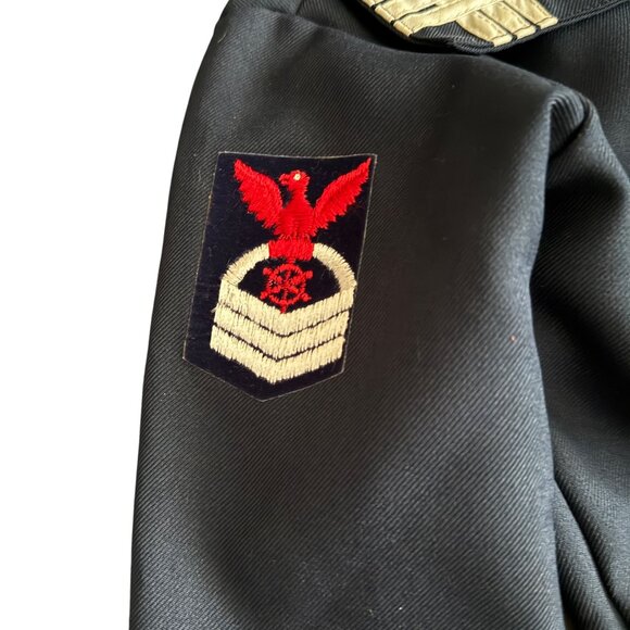 Vintage R-Gee Originals Navy Blue Sailor Suit Outfit With Hat Size 5 - Picture 6 of 8